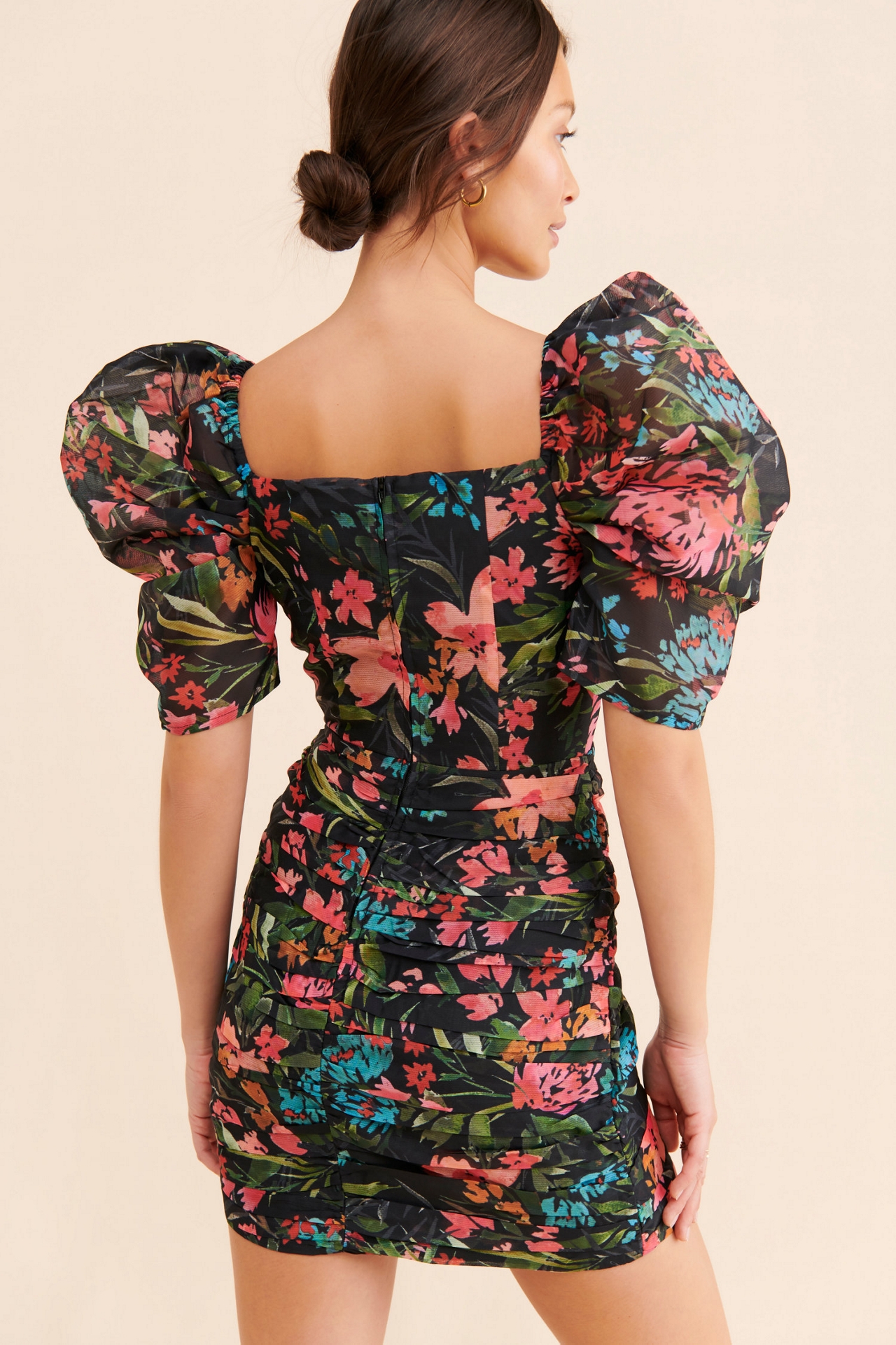 C/Meo Collective Tropical Floral Mini Dress