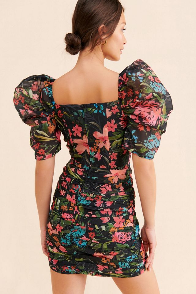 C/Meo Collective Tropical Floral Mini Dress #1