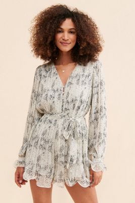 Endless Rose Pleated Floral Romper