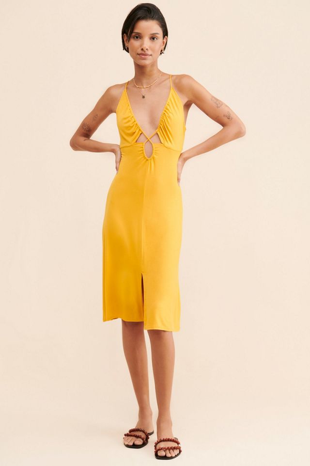 Strappy Cutout Midi Dress #3