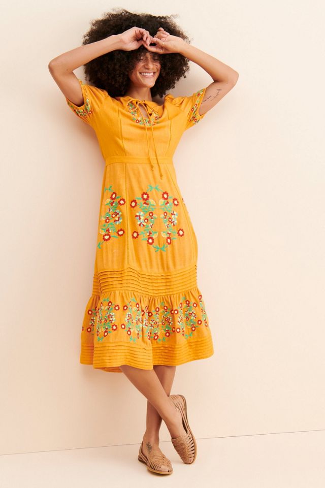 Ollari Dori Floral Midi Dress #3