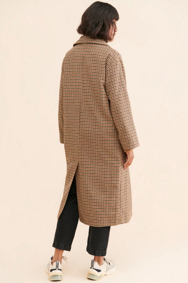 If By Sea Menswear Plaid Overcoat #1
