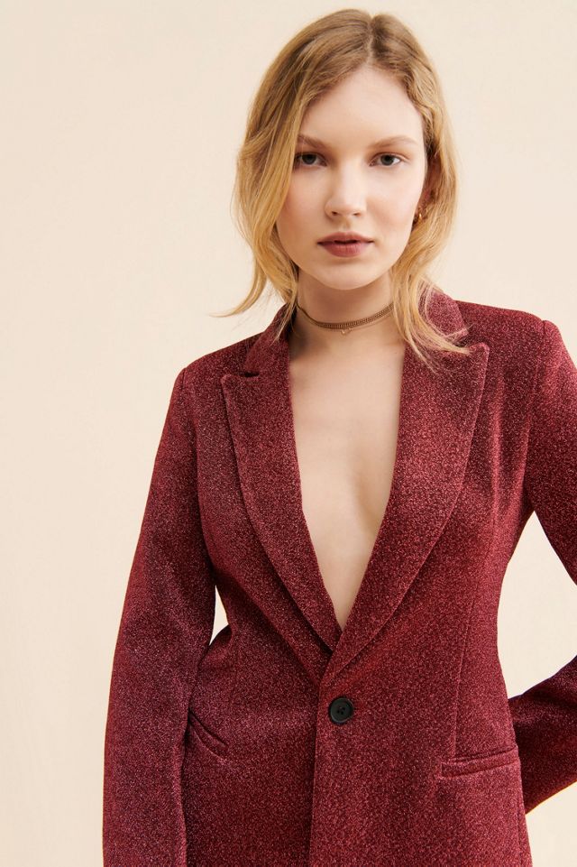 Audette Seventeen Metallic Blazer #2