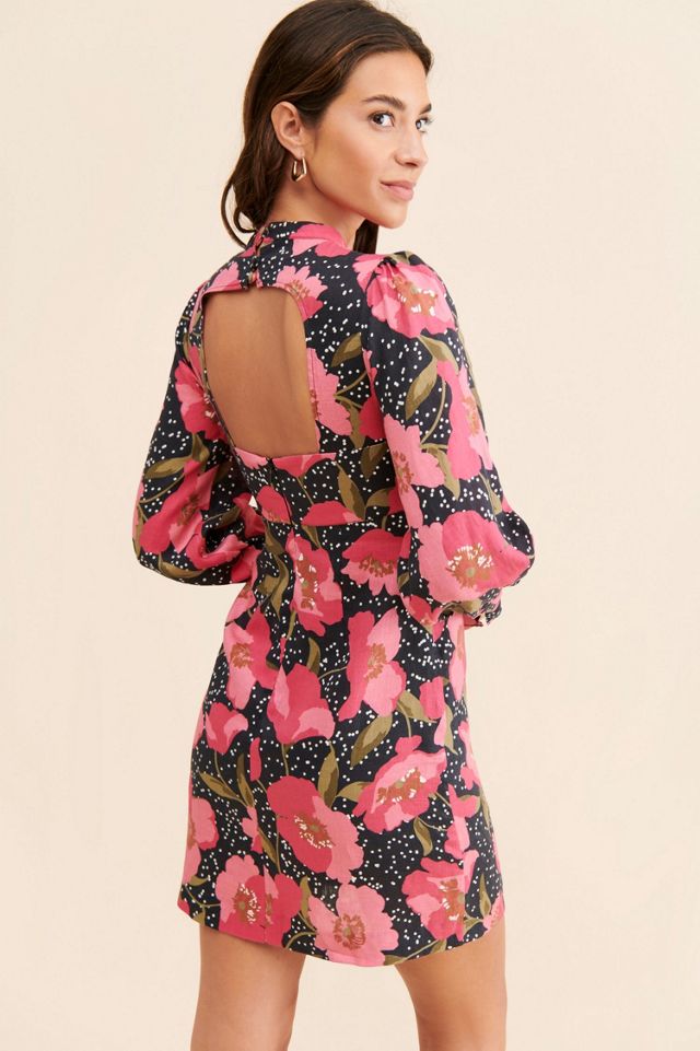Kachel Floral Linen Dress #1