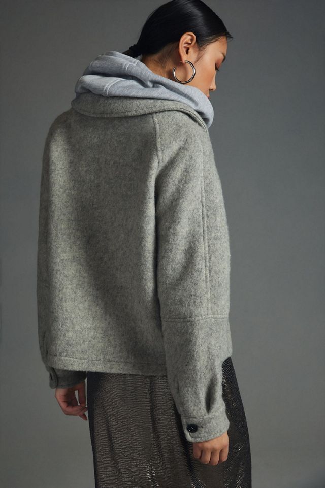 Hooded Shirt Jacket #1