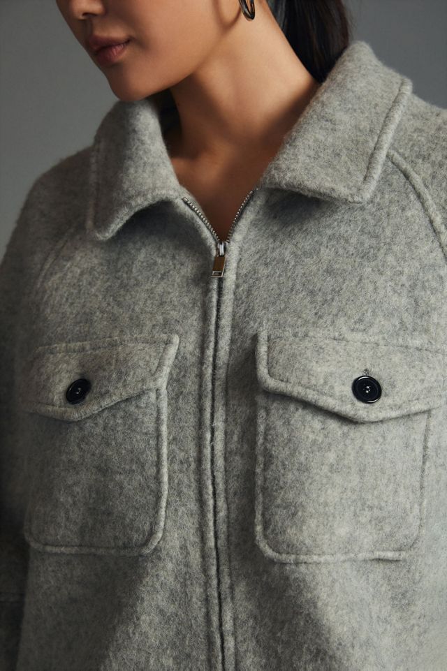 Hooded Shirt Jacket #2