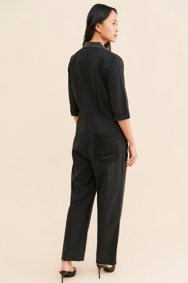 Scotch & Soda Beaded Collared Jumpsuit #1