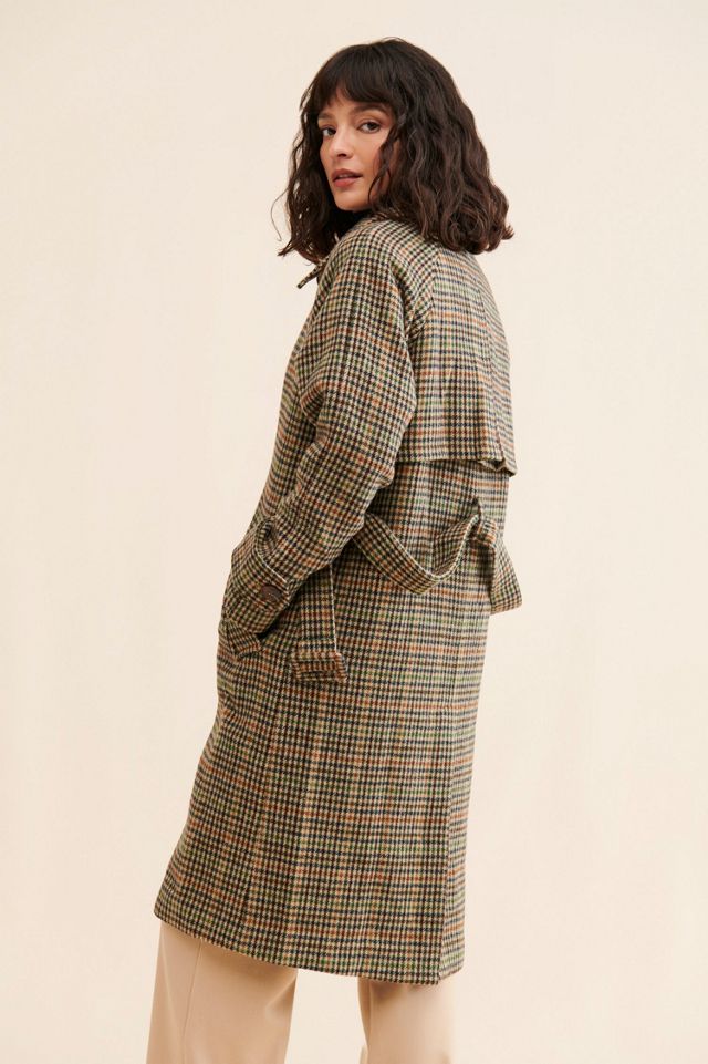 Suncoo Evan Plaid Overcoat #1
