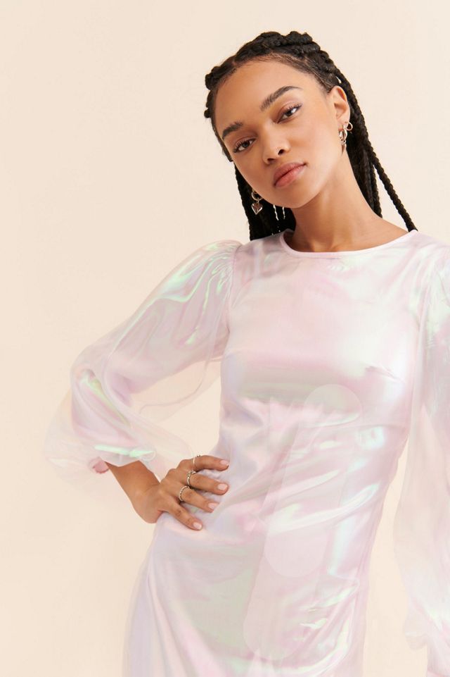 Pinnacle By Shruti Sancheti Metallic Organza Maxi Dress #2