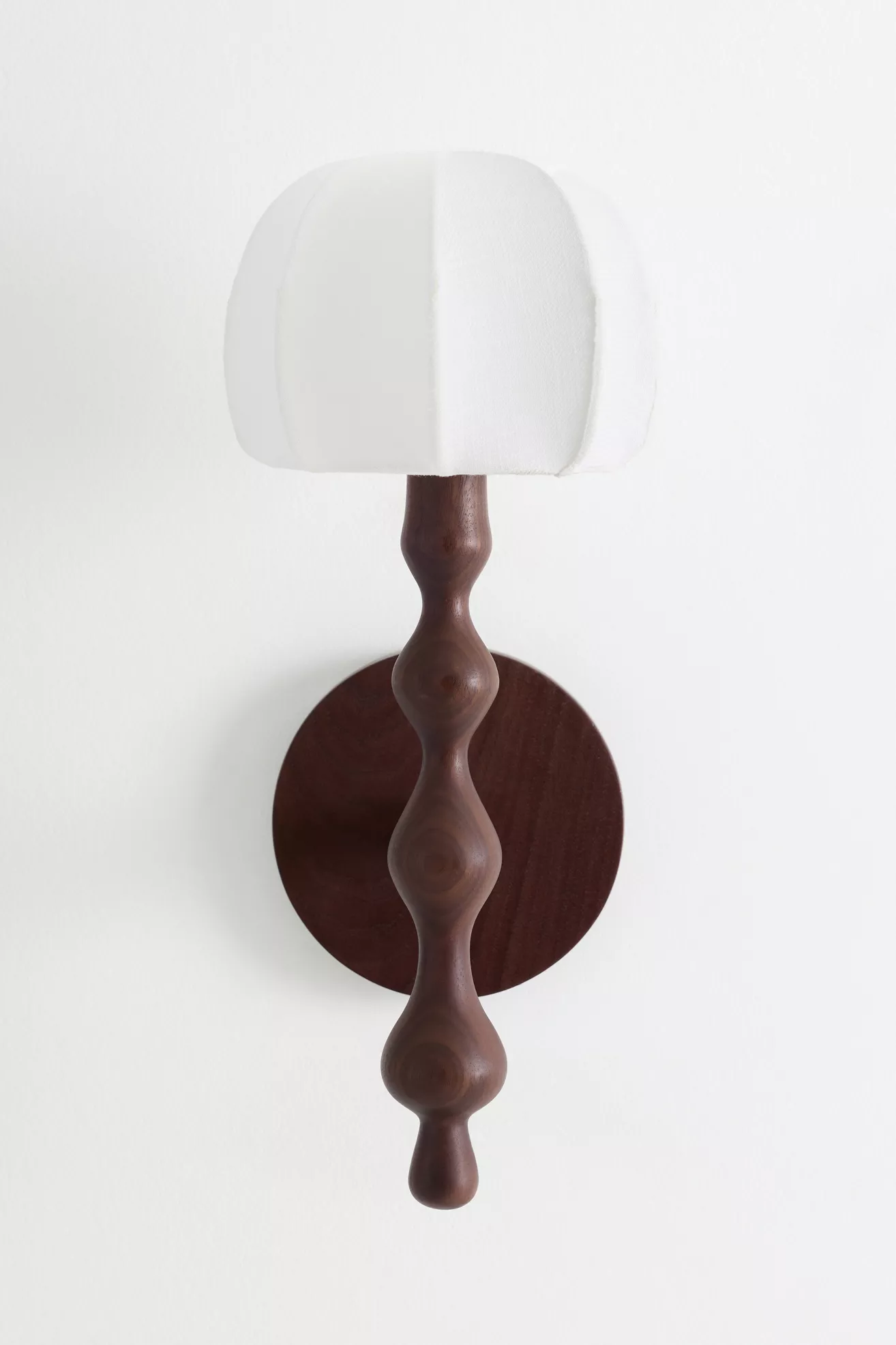 LALA Reimagined Wood Shaded Sconce Wall Light