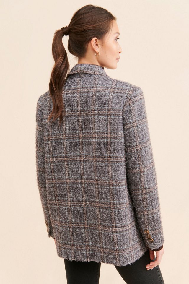 See U Soon Plaid Blazer Coat #1