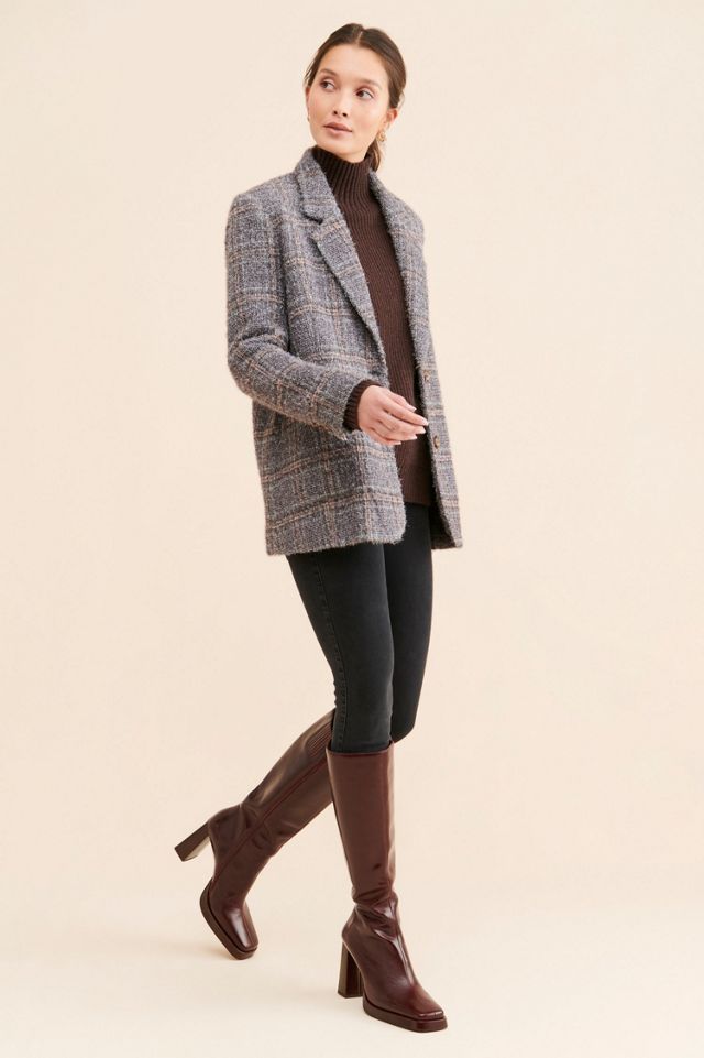 See U Soon Plaid Blazer Coat #3