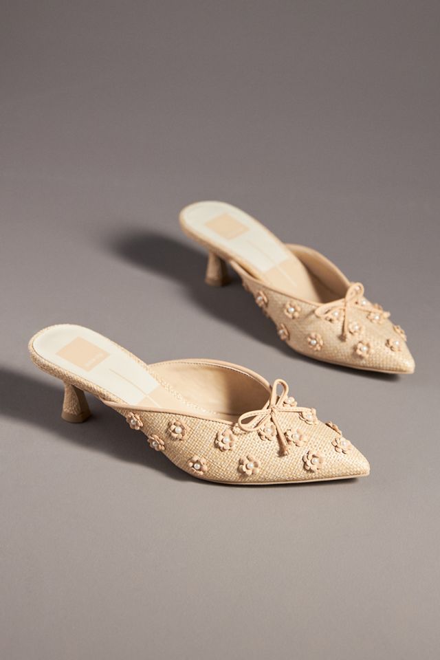 Dolce Vita Camilo Floral Kitten-Heel Mules #1