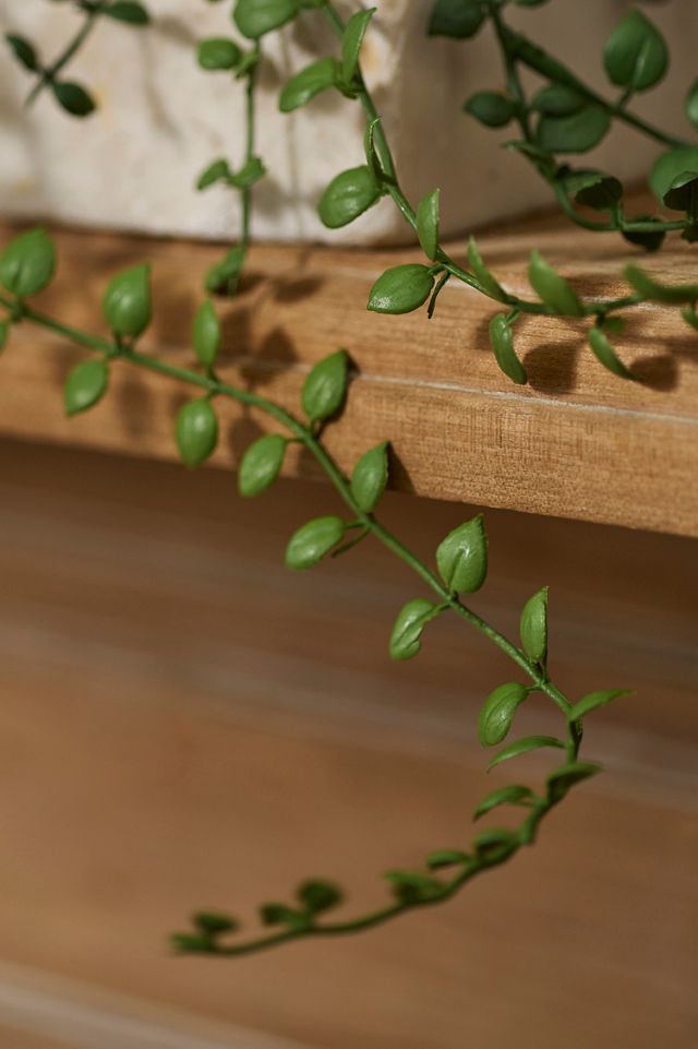 Faux Button Leaf Spray #1