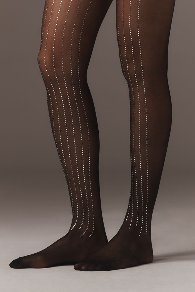 High Heel Jungle Prive Crystal Tights #1