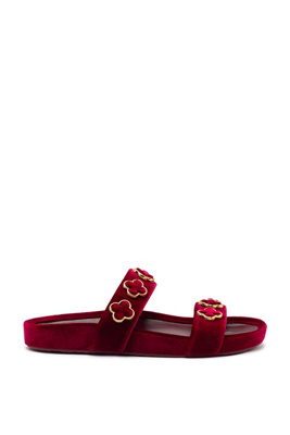 Larroude Women's Milan Piccolo Slide Sandals In Purple