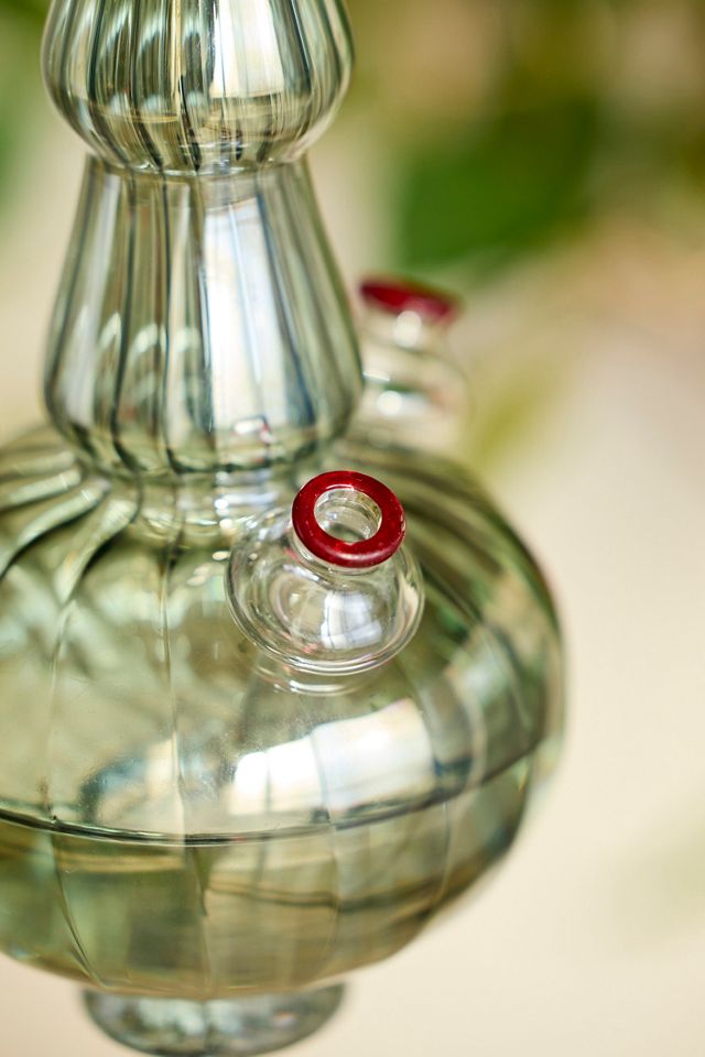 Glass Hummingbird Feeder #1