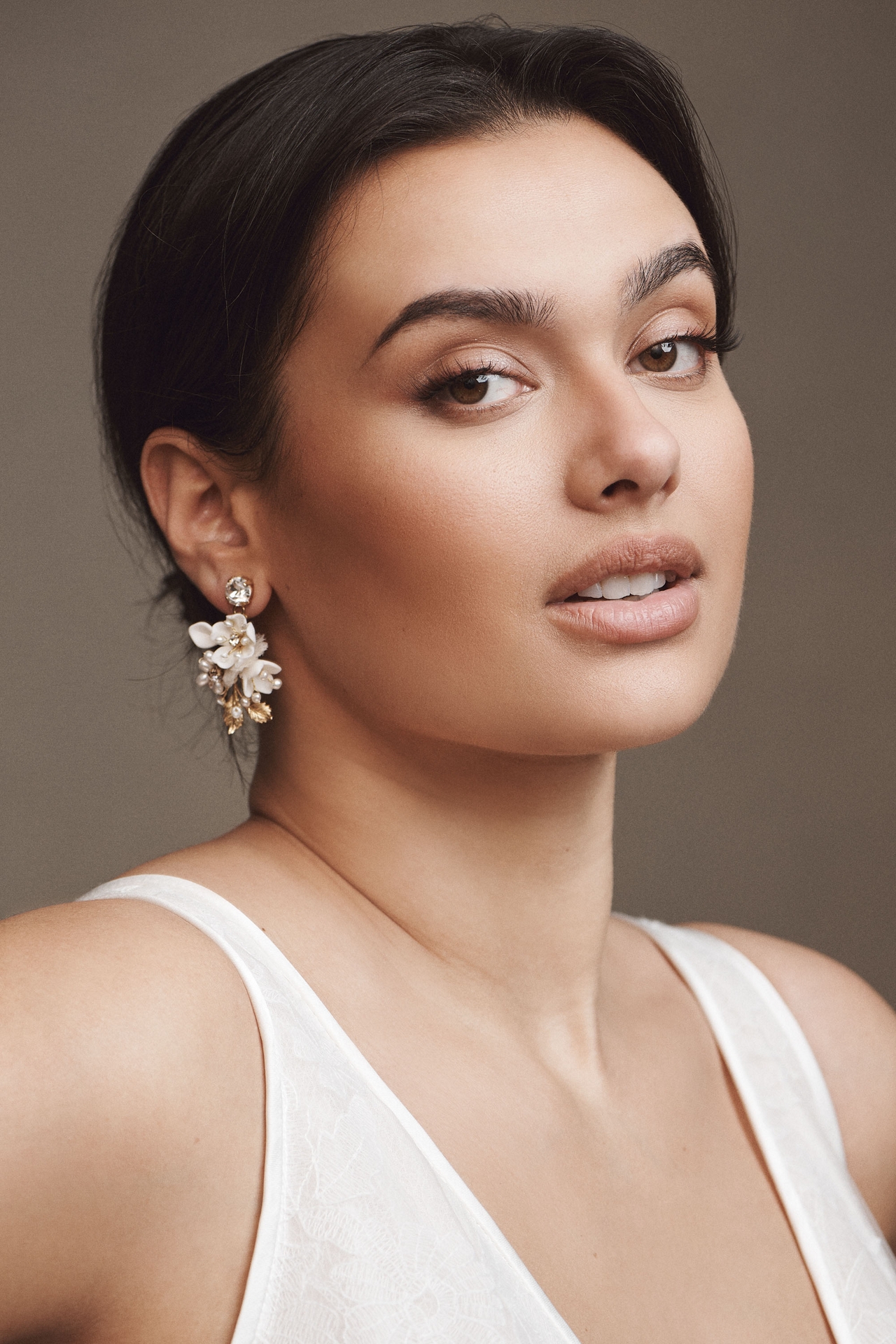 Twigs & Honey Petite Floral & Crystal Earrings