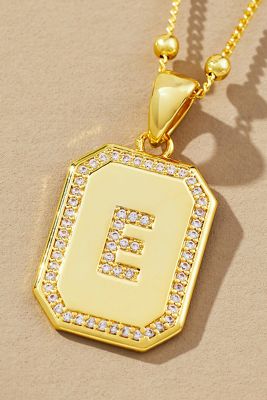 [Anthropologie] Uncommon James モノグラムチェーンネックレス Uncommon James Initial Chain Monogram Necklace | Anthropologie