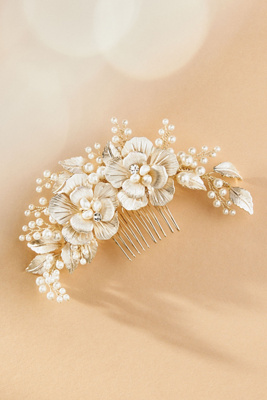 Anthropologie☆Twigs & Honey クリスタル フローラ ヘアコーム 95604724_070_b4