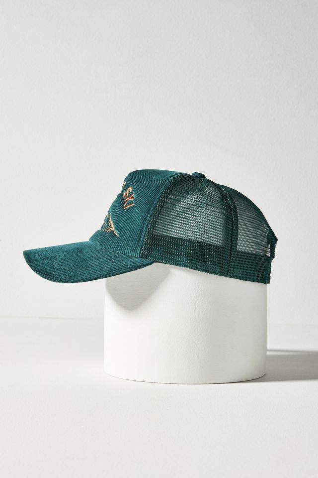 NWT Anthropologie Chalet green corduroy trucker cap ✨? Anthropologie Green Hats for Women on Sale up to 90% Off  main image 4