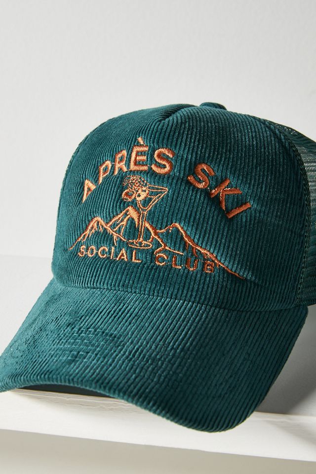Worn/West Après Ski Corduroy Trucker Hat | Anthropologie display picture 1