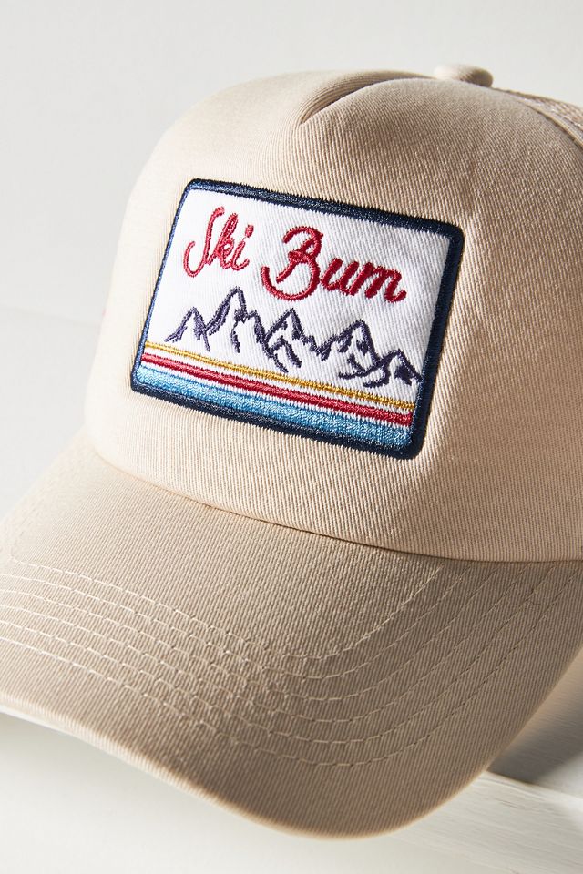Worn/West Ski Bum Trucker Hat | Anthropologie display picture 1