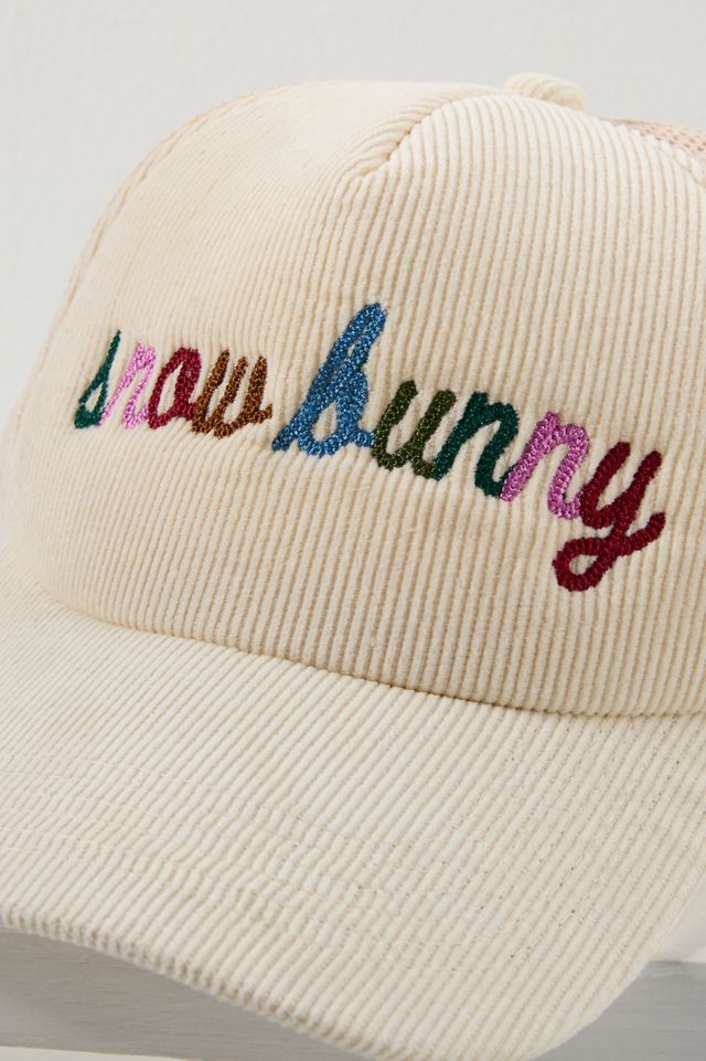 Anthropologie Worn/West Snow Bunny Trucker Hat | NWT Worn/West Snow Bunny Trucker Hat | Anthropologie main image 2