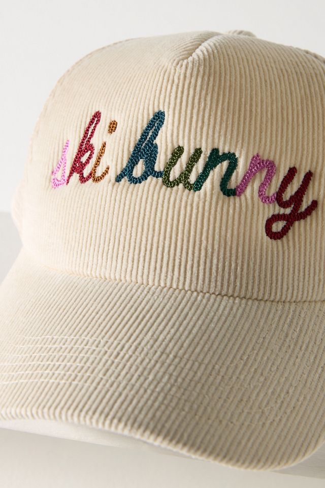 Worn/West Ski Bunny Corduroy Trucker Hat #2
