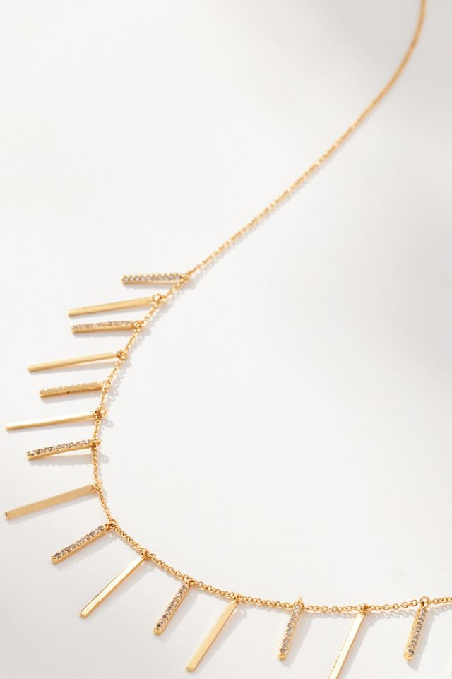 Thin Fringe Necklace #1