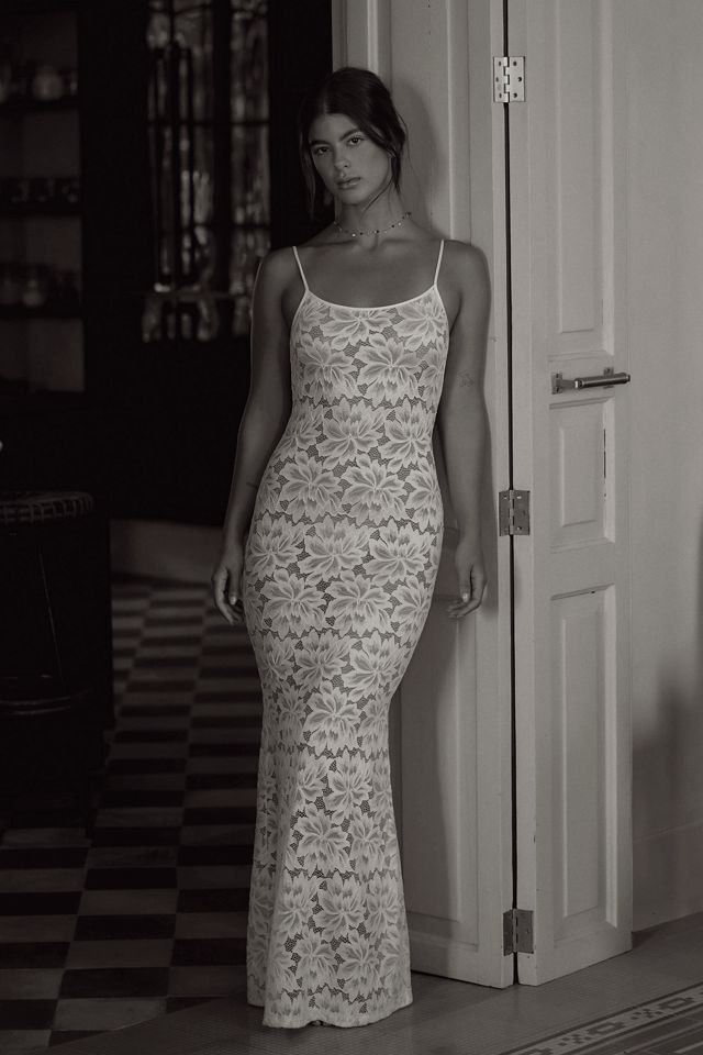 Rya Collection Cecilia Scoop-Neck Lace Fit & Flare Nightgown #3