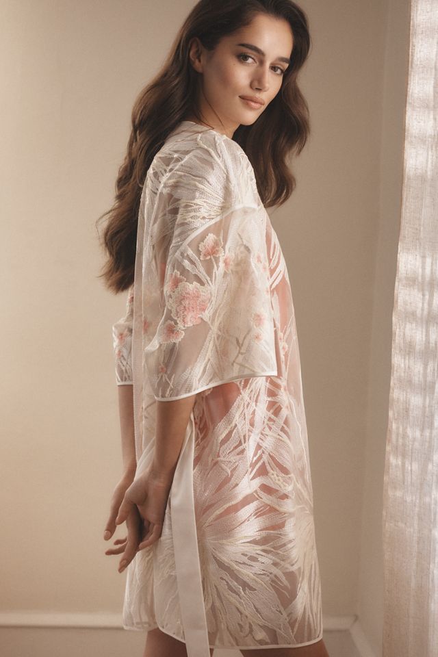 Rya Collection Tamara Sheer Floral Cover-Up Robe #1