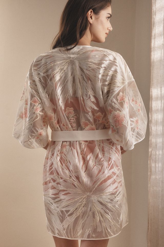 Rya Collection Tamara Sheer Floral Cover-Up Robe #3