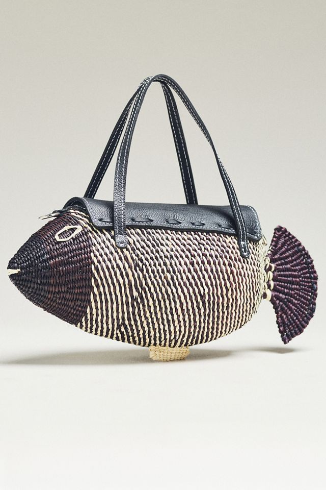 Sensi Studio Fish Handbag | Anthropologie