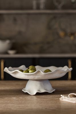 Benedita Bow Ceramic Stoneware Cake Stand