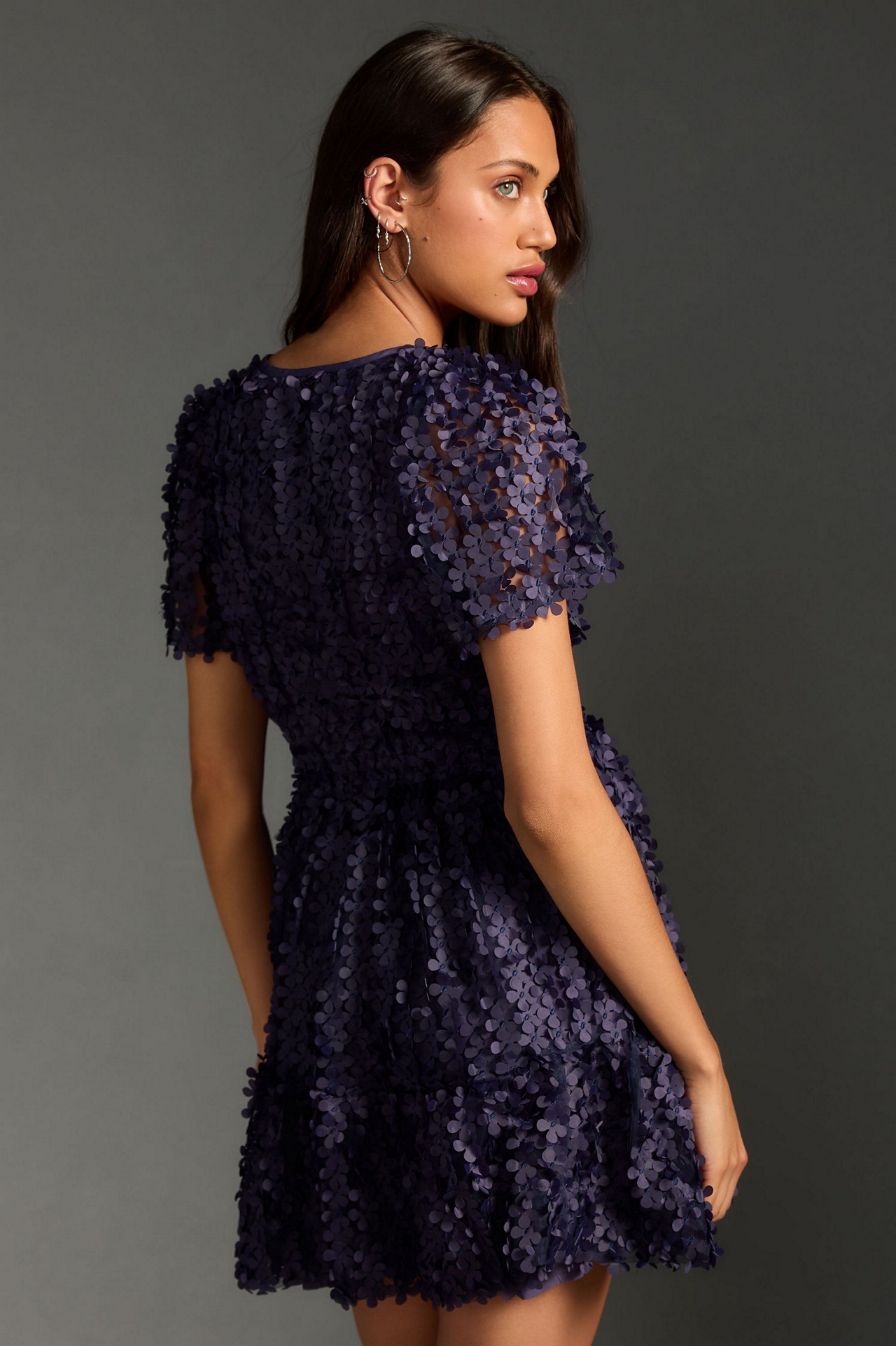 The Somerset Mini Dress: Floral Appliqué Edition