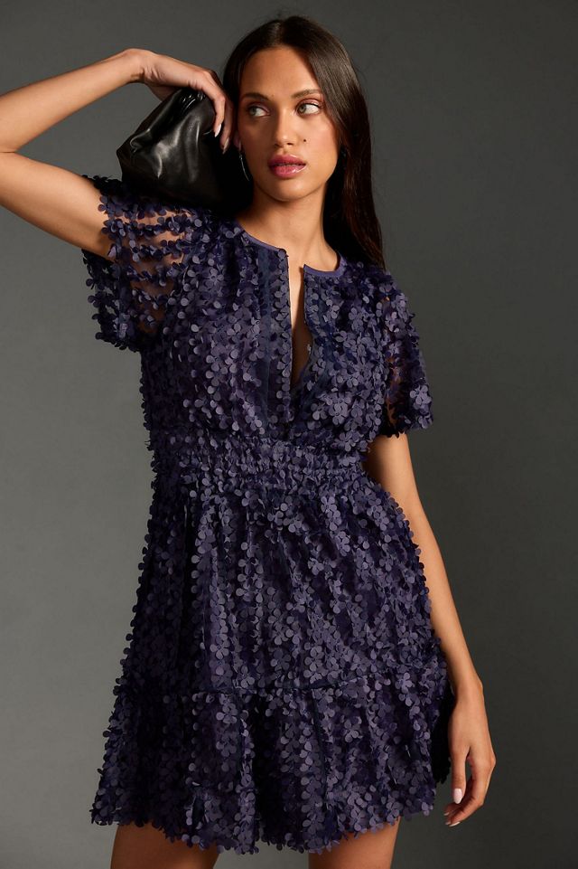 The Somerset Mini Dress: Floral Appliqué Edition #3