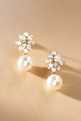 NADRI CHIARA PEARL DROP EARRINGS 