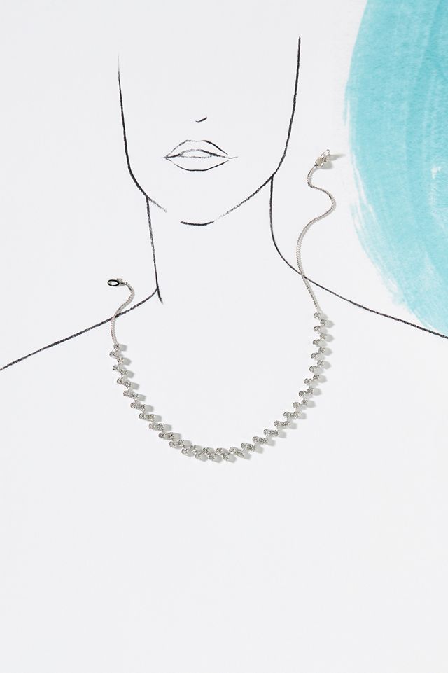 NADRI Halle Crystal Adjustable Choker Necklace #4