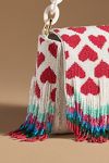 Beaded Heart Shoulder Bag