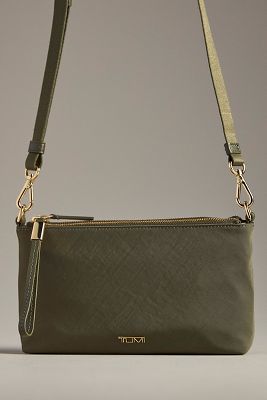 Shop Tumi Adela Crossbody In Green