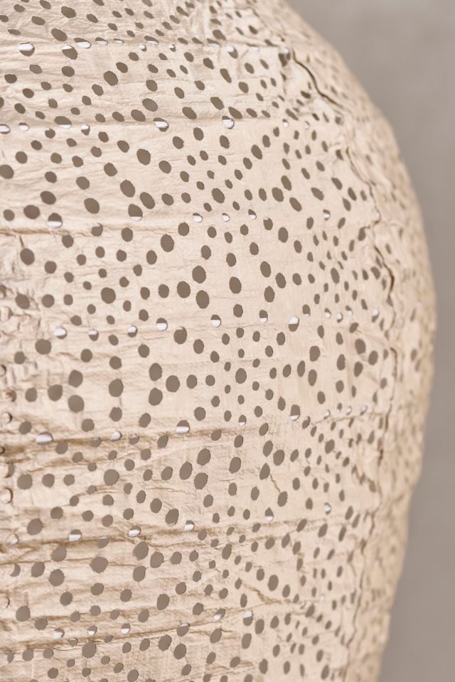 Lace Battery Lantern, Silver Balloon #2