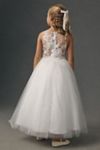 Princess Daliana Embellished Tulle Flower Girl Dress