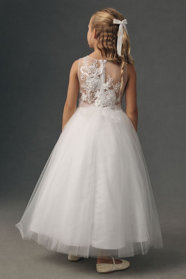 Princess Daliana Embellished Tulle Flower Girl Dress #2