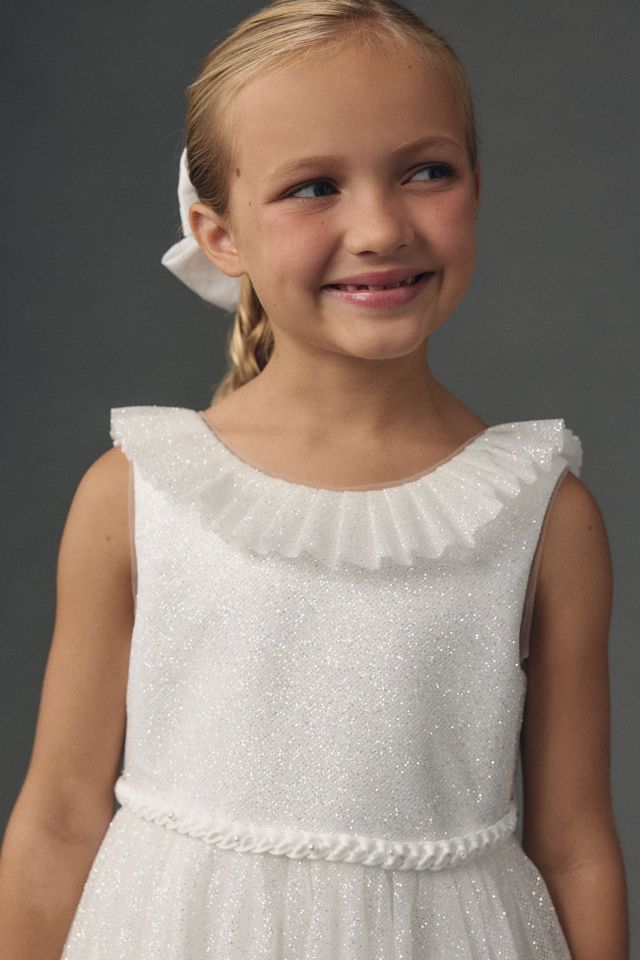 Princess Daliana Sparkle Tulle Flower Girl Dress #1