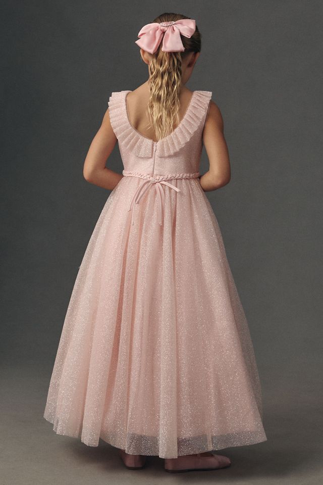 Princess Daliana Sparkle Tulle Flower Girl Dress #1