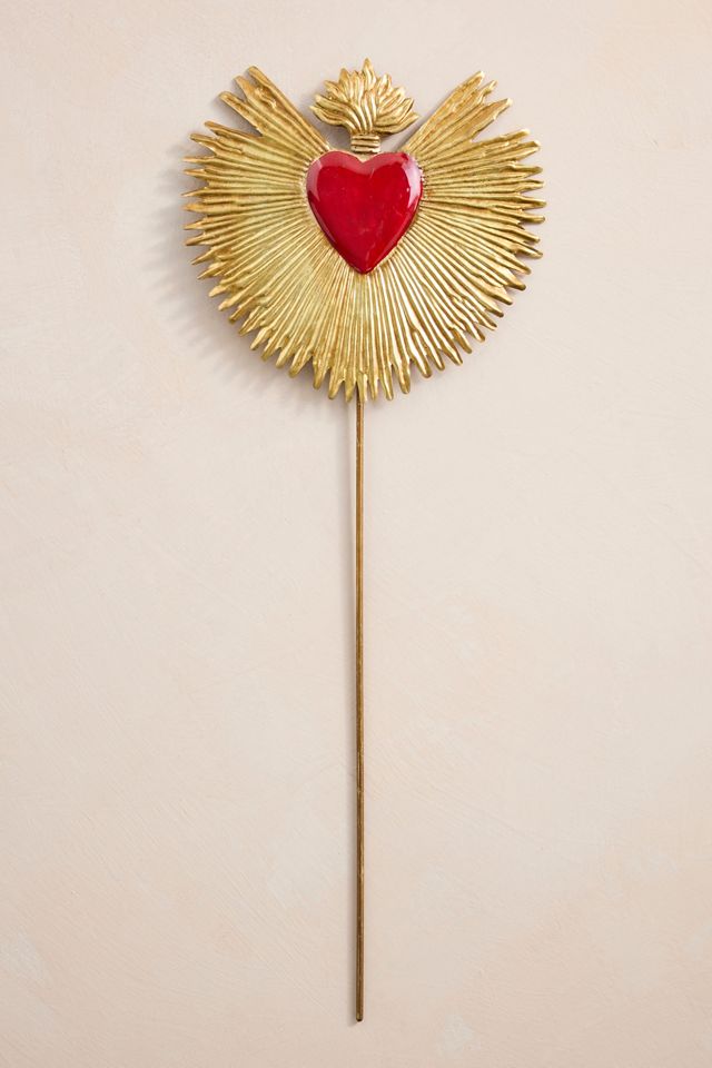 Sun Heart Medallion Stake #1