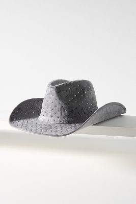 Shop By Anthropologie Sparkle Suede Rancher Hat In Multicolor