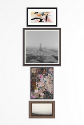 Anthropologie Moody Hint Of Floral Gallery Wall Art