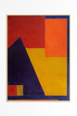 Anthropologie Primary Colorblock Wall Art